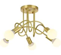 Lampadario Sputnik dorato Mid Century Modern - Lampadari Lampada a sospensione a LED Lampada da soffitto,Plafoniera Lampadario Da Soffitto