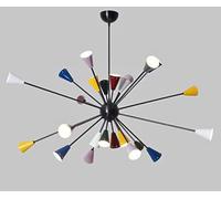 Lampadario Sputnik ispirato alla metà del secolo dichiarazione SCOPPIARE...