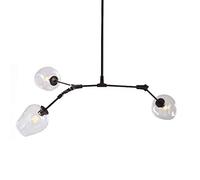 Lampadario sputnik moderno 7 luci e27 lampadario a pendente secolo illuminazione a sospensione regolabile lampada a soffitto regolabile per la sala da pranzo cucina a barra del corridoio, blu, 6 luci