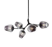 Lampadario sputnik moderno 7 luci e27 lampadario a pendente secolo illuminazione a sospensione regolabile lampada a soffitto regolabile per la sala da pranzo cucina a barra del corridoio, blu, 6 luci