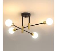 Lampadario Sputnik, Plafoniera E27 Industriali, Lampadario Da Soffitto Vintage R