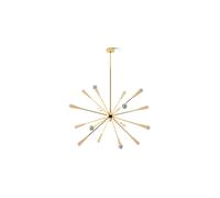 Lampadario Stilnovo Sputnik 16 Oro/Avorio