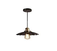 Lampadario Tradizionale Villaggio nostalgico Lampada a Sospensione Lampada da soffitto a Sospensione apparecchio Finitura Nera retrò Metallizzata Base E27 per Sala da Pranzo, Soggiorno Camera da