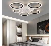 LAMPADARIO VENTILATORE LED DIMMERABILE APP MODERNO PLAFONIERA A SOFFITTO DESIGN [EEK: A+]