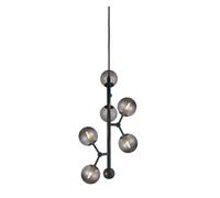 Lampadario Verticale Atom di , Colore Fumo/ Nero