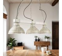 Lampadario Vintage Da Sala Da Pranzo Shabby Chic Sospensione Casa 3X E27