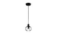 Lampadario Vintage Decò Afoxe' Alluminio Ceramica Cristallo 1 Luce E14