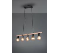 Lampadario vintage rustico corda 5 luci TR004