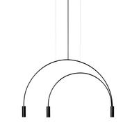 Lampadario Volta Nero 3 Sorgenti Luminose