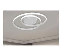Lampadario vortice a led da soffitto spirale plafoniera moderna luce bianca 32w
