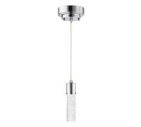 Luce a Sospensione Plafoniera Westinghouse Cava Cromo 8 Watt LED Bubble Vetro [EEK: G]