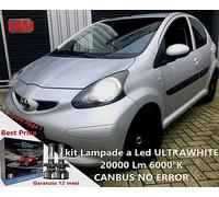 Lampade a BiLed TOYOTA AYGO 1 ULTRAWHITE 6000K TOP QUALITY 20000 LM CANBUS