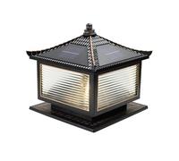 Lampade a Colonna in Pietra, Lampada da Parete Impermeabile per Esterni, Lampada a paletto Solare a LED Stigma, Lampada a Colonna Impermeabile per Esterni, Lampada da palo per cort