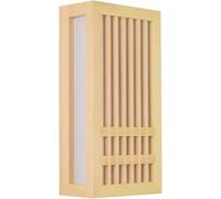 Lampade a e Applique Luce murale Legno Parete da Letto Balcone corridoio, Muro Giapponese in Stile Nordico Lanterna di Sushi Ristorante Illuminazione, per Loft Bar Cucina Soggiorno Muro-MOU
