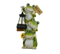 Lampade a Forma di Rana per Esterno e Giardino - Statue Rana Lampade da Percorso - Figurine di per Esterno - per il , il Prato, Cortile, Sentiero, Terreno, i Giochi d'Acqua, i