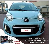 Lampade a Led CITROEN C1 ULTRAWHITE 6000 K Top Quality H4 12V 20000 LM CANBUS