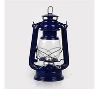 Lampade a olio, lampada a cherosene, lanterna a for interni, a , a retrò, a vintage, antitempesta(Dark Blue)