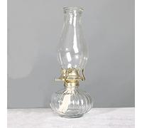 Lampade a olio, lampada a cherosene, lanterna a for interni, a in vetro artigianale, a retrò vecchio stile