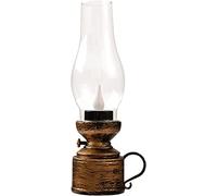 Lampade a olio, lampada a cherosene, lanterna a , for uragani, antitempesta vintage(Bronze)