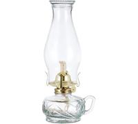 Lampade A Olio per La Famiglia, Olio Classico, più Tardi, Lampada A Cherosee in Vetro di Cristallo con Hadle Lampada A Olio di Emergenza Luce Regolabile, 1 Pack