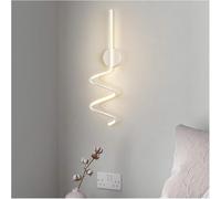 Lampade a Parete a Forma di Silicone del minimalismo in Alluminio Arte di Ferro per la Parete della Lobby Lampada Luce da Parete per Il Letto Sfondo da Parete foyers Soggiorno (OneColor, 50 cm)