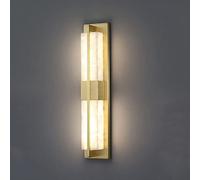 Lampade a parete per tutti i rapiti 丨 Prononi murali a tre toni 丨 American Marble Decorative Lights Corridor 丨 LED32/48W Fissaggi a monte a muro Lampada creativa 丨 Forti di luce da letto per letto da