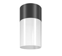 Lampade A Soffitto Moderno Da Esterno Alluminio Nero 1 Luce E27 60W Ip54