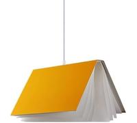 Lampade A Sospensione A LED, Lampadari, Vite E27 A Testa Singola, Lampada A Sospensione d'Arte in Stoffa A Forma di Libro, Apparecchi di Illuminazione Decorativa per Aule di Studio, Yellow