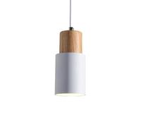 SEMANHUAOZ Lampade a sospensione cilindriche bohémien - Lampadario moderno personalizzato, lampada a sospensione in metallo colorato for isola cucina, sala da pranzo, lavandino(White)