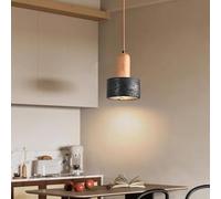Lampade a Sospensione Faretti da Parete Lampada a Sospensione in Pietra Nera Naturale nordica Lampada a Sospensione Tavolo da Pranzo Lampada a Sospensione in travertino Giapponese Comodino