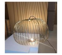 Lampade a Sospensione Illuminazione per Interni Lampada a Sospensione Moderna Gabbia di Ferro Circolare Oro Foscarini Raggi Lampada a Sospensione LED Lampadario Piccolo Luminaria (