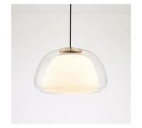 Lampade a sospensione in vetro minimalista a forma di gelatina, lampada da comodino danese, soggiorno, camera da letto, isola, 1 testa, lampada da pranzo,per la scala d'ingresso