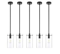 Lampade a Sospensione Lampada appesa Americana Luce Chiara in Vetro Lampada a soffitto Lampada cilindrica METALE CAMPIO Regolabile LAMONO Regolabile per Il RISTATORE Sogno Sogno CUSCINE Isola