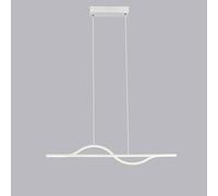 Lampade a Sospensione lineari minimaliste Bianche Moderne, dimmerabili, a LED, con Altezza Regolabile, lampadari per Sala da Pranzo, Soggiorno, Stella di Luce