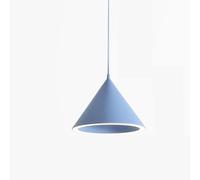 Lampade a sospensione moderne a cono Lampada a sospensione industriale retrò nordica in alluminio Lampadari a testa singola dimmerabili a tre colori per sala da pranzo Lettura del caffè(Verde)