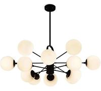 Lampade a Sospensione, Semplici luci E27 Lampadario Moderno con Sfera di Vetro, Fagiolo Magico, Soggiorno Americano, Camera da Letto, Ristorante, luci a Sospensione, Illuminazione di Lusso
