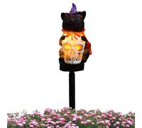 Lampade a teschio di Halloween - Luci da giardino con teschio a LED impermeabili per cortile e paesaggi luci alte decorazione di Halloween illuminazione per esterni atmosferica per feste, giardino e
