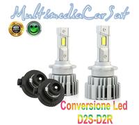 Lampade Coppia Conversione FULL LED D2S D2R Auto BIANCO 6500K 8000 LM CANBUS