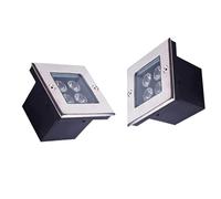 Lampade da Esterno a LED, 2 faretti a LED Impermeabili da 4W, IP67, luci da Incasso per Esterni per Giardini, patii, vialetti - Rosso, 24V, perfette per l'illuminazione e la Progettazione de