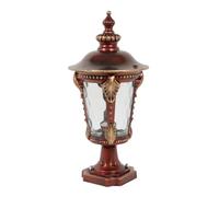 Lampade da Esterno, Palo Rosso Dorato, Palor Illuminazione, Lanterna da 19,7''Hr Cancello Esterno,Pada da Tavolorpida Marciapiede Residenziale, Illuminazida Esterno, Attaccopadina E26/50 Centimetri/A