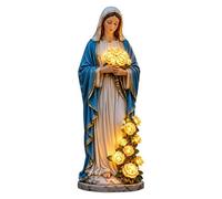Lampade Da Giardino Esterne Lanterna Decorativa Impermeabile In Resina Con | Statua Decorativa Da Prato Con LED Per Prato Patio Portico Balcone Cortile Retro Esterno Ornamento