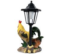 Lampade da Giardino Gallina Decorativa In Resina Divertente E Resistente | Lampade Da Esterno Per Cortile per Giardino Portico Prato e Terrazza Paesaggio Casa Colonica per Donne Ma