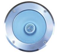 Lampade da incasso Ortigia in acciaio inox con vetro infrangibile