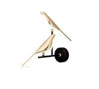 Lampade da parete a LED con interruttore tattile rotazione a 360° for camera letto sul comodino 10w 20w Applique a nere for uccelli,Illuminazione dell'immagine(Neutral Light,2T 20w Gold)