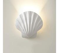 Lampade da parete a LED creative da 5 W, rondella da parete in metallo dal design a forma di conchiglia, faretto per illuminazione moderna per interni, applique da parete bianco caldo 3000K, per la de