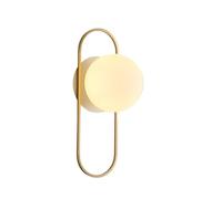 Lampade Da Parete A LED For Interni, Applique Con Lampadina G9 For Camera Letto, A Nere E Dorate For Illuminazione Domestica Ampia Applicazione(Warm White,A White Gold 9w)