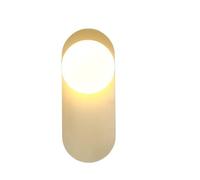 Lampade Da Parete A LED For Interni, Applique Con Lampadina G9 For Camera Letto, A Nere E Dorate For Illuminazione Domestica Ampia Applicazione(Warm White,D Gold 9w)