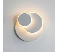 Lampade da parete a LED per interni moderne, lampada da parete decorativa 3 in 1 Eclipse creativa da 15 W, 350 ° Apparecchi di illuminazione per applique da parete girevoli