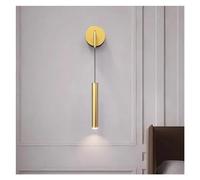 lampade da parete a led semplici - applique da parete compatibili con la lettura sul comodino della camera da letto, apparecchio di illuminazione per decorazioni per interni in lega di alluminio,