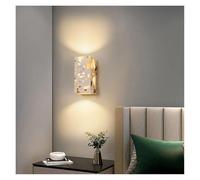 Lampade da Parete, Applda Parete in Pietra Colorata D'Arte Italiana, Decorazia Led,Pada da Pareter la Casa,Pada da Parete Di Lusso Creativar Camera da Letto, Ingresso, Sala da Pranzo/Luce Calda/L8Cm*A